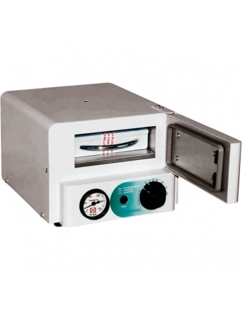 ESTUFA ESTERILIZAÇÃO TRADICIONAL HK 1,9L COM TERMÔMETRO BIVOLT + 1 ESTOJO INOX