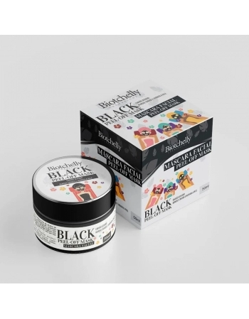 MÁSCARA FACIAL BLACK BIOTCHELLY 50G