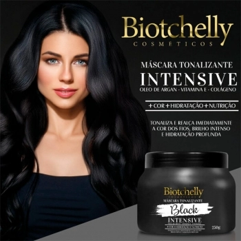 MÁSCARA TONALIZANTE BLACK BIOTCHELLY 250G