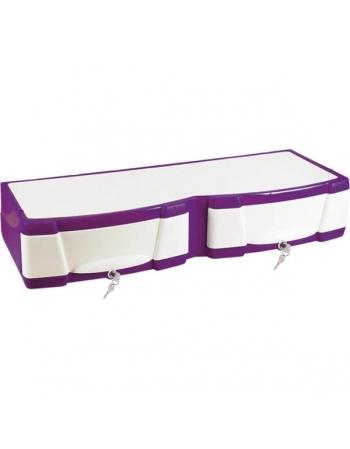 CONSOLE COM CHAVES DOMPEL 3335-C ROXO/BRANCO