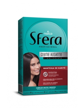 CREME ALISANTE SFERA KIT KARITE E QUERATINA 80G