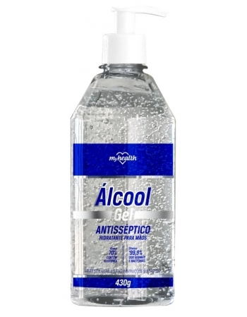 ÁLCOOL GEL 70% ANTISSÉPTICO C/ VÁLVULA AEROFLEX 430G