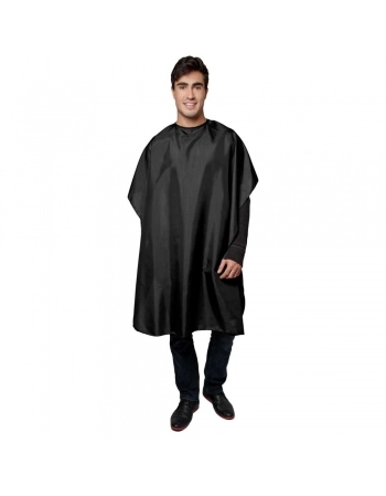 CAPA CORTE NYLON PRETA SEM MANGA COM VELCRO SC 3 COD 9716