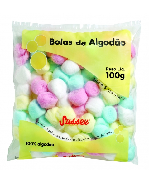 ALGODÃO SUSSEX BOLA COLORIDA 100G