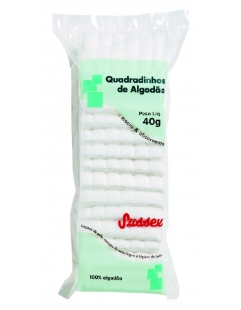 ALGODÃO SUSSEX QUADRADADINHO BRANCO 40G