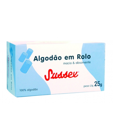 ALGODÃO SUSSEX ROLO 25G
