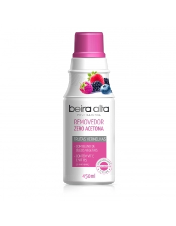 REMOVEDOR DE ESMALTES ZERO ACETONA FRUTAS VERMELHAS BA 450ML