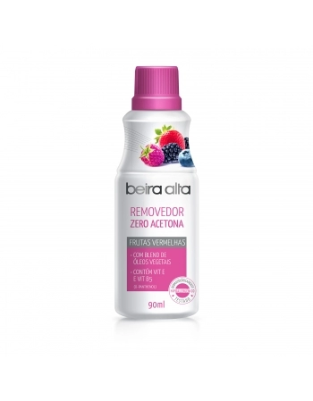 REMOVEDOR DE ESMALTES ZERO ACETONA FRUTAS VERMELHAS BA 90ML