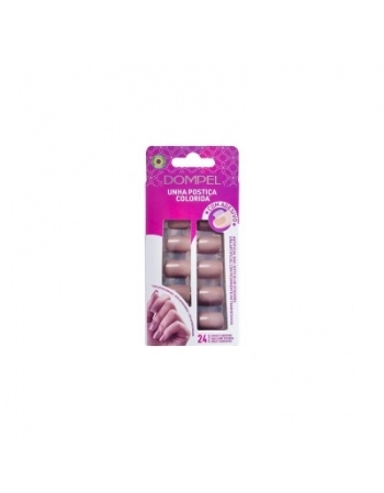 UNHAS QUADRADA MEDIA NUDE ROSE DOMPEL 797 NR - 24UN