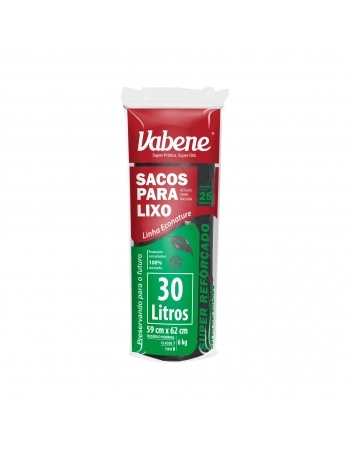 SACO LIXO VABENE 30L - 25UN