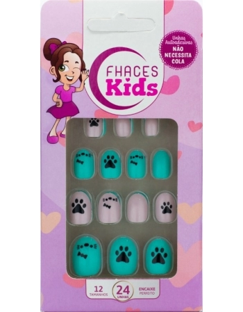 UNHAS FHACES INFANTIL CANDY CAT U4501 - 24UN