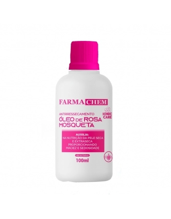 ÓLEO DE ROSA MOSQUETA ANTIRRESSECAMENTO FARMACHEM 100ML 6229