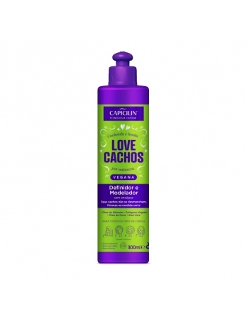 DEFINIDOR E MODELADOR LOVE CACHOS VEG CAPICILIN 300ML