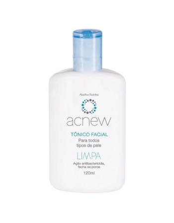ACNEW TÔNICO FACIAL PARA TODOS OS TIPOS DE PELE A RAINHA 120ML