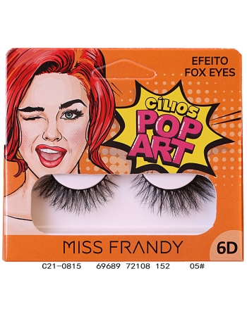 CÍLIOS POP ART EFEITO FOX EYES MISS FRANDY C21-0815 - 1 PAR