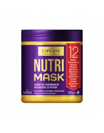 MÁSCARA TRATAMENTO NUTRI MASK CAPICILIN 500G