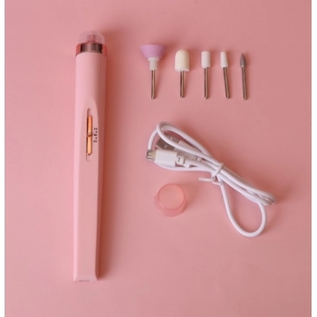 LIXA ELÉTRICA USB POLIDORA PARA UNHAS MISS FRANDY LI22-0228 - 5 LIXAS