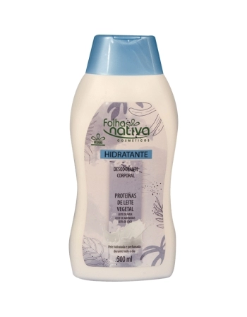 LOÇÃO HIDRATANTE CORPORAL PROTEÍNAS DE LEITE VEGETAL 500ML