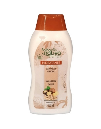 LOÇÃO HIDRATANTE CORPORAL MACADÂMIA E AVEIA 500ML