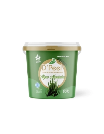 CERA DEPILATÓRIA D'PEEL ALGAS MARINHAS 600G