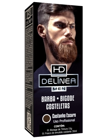 TINTURA MEN DELINEA CASTANHO ESCURO 15G 61063