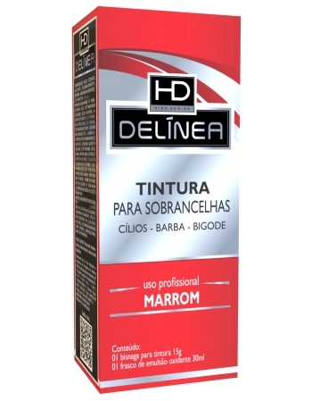 TINTURA PARA SOBRANCELHA DELINEA MARROM 15G 61015