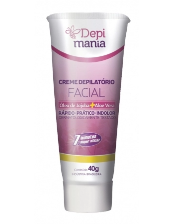 CREME DEPILATÓRIO FACIAL DEPIMANIA 40G