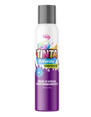 TINTA TEMPORÁRIA PARA CABELO PRATA 150ML