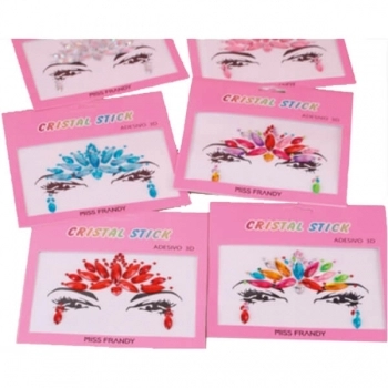 ADESIVO PARA ROSTO 3D SORTIDO MISS FRANDY AD21-0852 - 1 UN