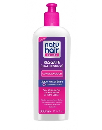 CONDICIONADOR RESGATE HIALURÕNICO SOS NATUHAIR 300ML