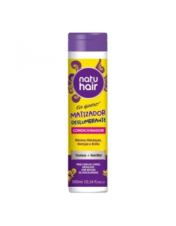 CONDICIONADOR MATIZADOR DESLUMBRANTE NATUHAIR 300ML