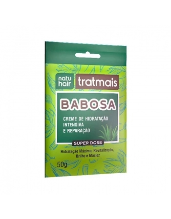 CREME HIDRATAÇÃO INTENSIVA TRATMAIS BABOSA NATUHAIR 50G