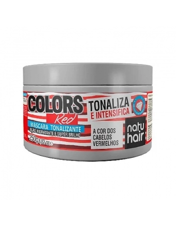 MÁSCARA TONALIZANTE COLORS RED NATUHAIR 250G