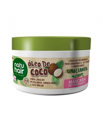 MÁSCARA TRATAMENTO ÓLEO DE COCO VEGANO NATUHAIR 350G