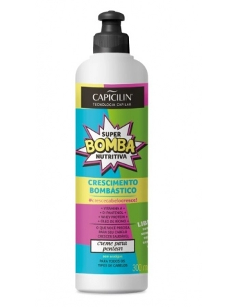 CREME DE PENTEAR BOMBA NUTRITIVA CAPICILIN 300ML