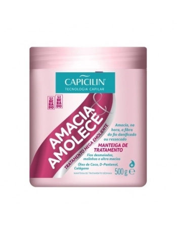 MANTEIGA CAPILAR AMACIA E AMOLECE CAPICILIN 500G