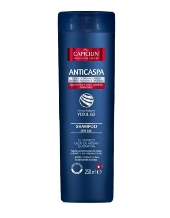 SHAMPOO ANTICASPA SEM SAL CAPICILIN 250ML