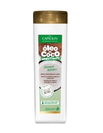 SHAMPOO NUTRITIVO ÓLEO DE COCO UMECTANTE CAPICILIN 250ML