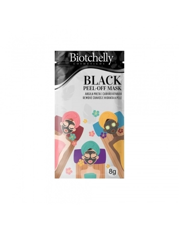 MÁSCARA FACIAL BLACK BIOTCHELLY 8G