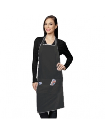 AVENTAL NYLON REGULAVEL C/ BOLSO SC 642 PRETO