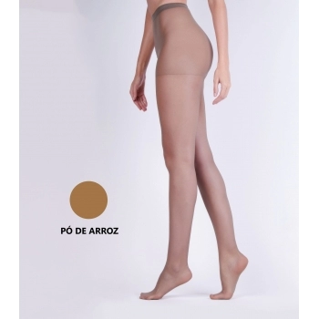 MEIA CALÇA ADULTO FIO 15 NEWS LOBA PO DE ARROZ TAMANHO P