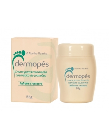 DERMOPES CREME TRATAMENTO JOANETES HIDRATA E RESTAURA A RAINHA 55G