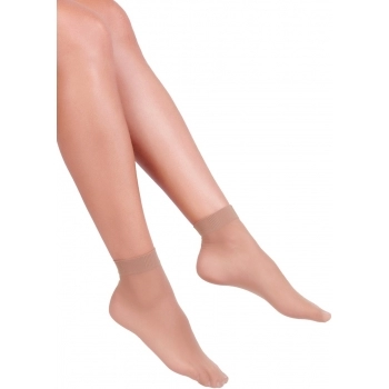 MEIA ADULTO SOQUETE FINA FIO 20 LOBA NATURAL TAMANHO ÚNICO