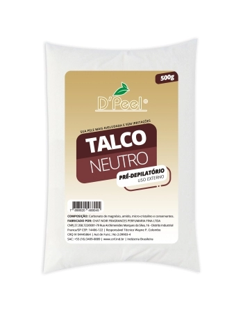 TALCO PRÉ DEPILATÓRIO NEUTRO D'PEEL 500G