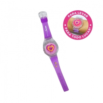 LIP BALM RELÓGIO TIC TAC TEEN MIA MAKE - DISPLAY C/ 24 UN