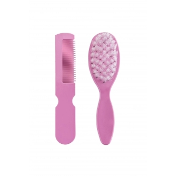 KIT BEBÊ ESCOVA + PENTE SORTIDO ESCOBEL 70