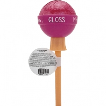 GLOSS PIRULITO QUE BATE BATE ROSA PINK TEEN MIA MAKE 9G