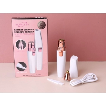 APARADOR DE PELOS USB 2X1 PARA SOBRANCELHA, NARIZ E ORELHAS MISS FRANDY 22-0218