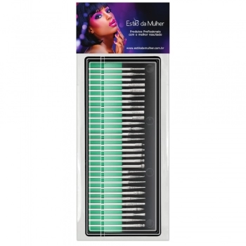 KIT BROCAS DE LIXA UNHA ELÉTRICA ESTILO DA MULHER 421 COM 30UN