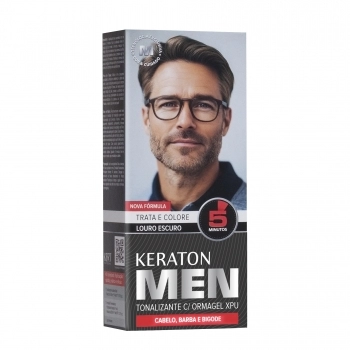 TONALIZANTE MEN LOURO ESCURO 4453 KERATON 30ML
